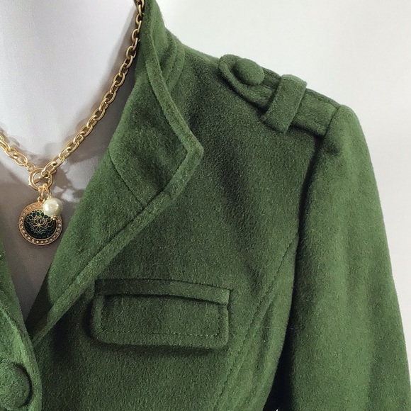 Ann Taylor rabbit blend forest green skirt set 4 - Picture 2 of 12